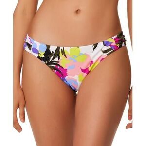 Bar III Paradise Garden Tab-side Hipster Bikini Bottoms In Multi - L